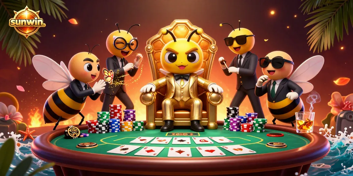Engage with sunwin. in a vibrant 3D casino atmosphere showcasing card games and rich elements.